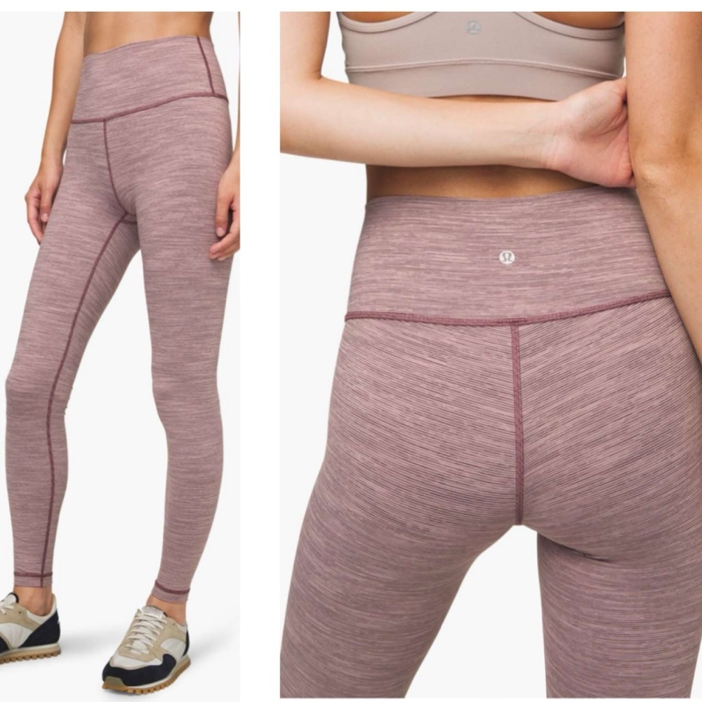 Lululemon NEW 2019 Stripes Wunder Under High Rise Waist Tight 28" Luxtreme Pant